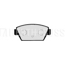 J3615008 NIPPARTS Комплект тормозных колодок, дисковый тормоз