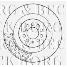 BBD4630 BORG & BECK Тормозной диск