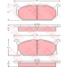 GDB4087 TRW Комплект тормозных колодок, дисковый тормоз