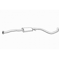 619216 FONOS Средний глушитель выхлопных газов