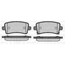 363916060690 MAGNETI MARELLI Комплект тормозных колодок, дисковый тормоз