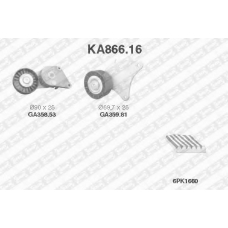 KA866.16 SNR Поликлиновой ременный комплект