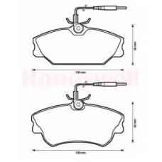 571476X BENDIX Комплект тормозных колодок, дисковый тормоз