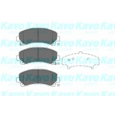 KBP-3515 KAVO PARTS Комплект тормозных колодок, дисковый тормоз