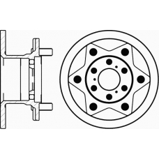 MDC518 MINTEX Тормозной диск