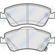 PD3239 APEC Комплект тормозных колодок, дисковый тормоз