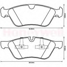 573175B BENDIX Комплект тормозных колодок, дисковый тормоз