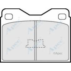 PAD273 APEC Комплект тормозных колодок, дисковый тормоз