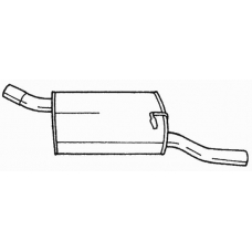 25646 SIGAM Глушитель выхлопных газов конечный