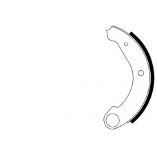 8DB 355 003-591 HELLA PAGID Комплект тормозных колодок