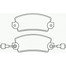 MDB1112 MINTEX Комплект тормозных колодок, дисковый тормоз