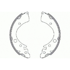 18492726435 S.b.s. Комплект тормозных колодок