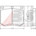 36109 ABS Комплект тормозных колодок, дисковый тормоз