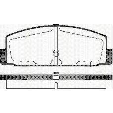8110 50002 TRISCAN Комплект тормозных колодок, дисковый тормоз