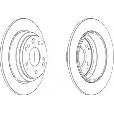 DDF672-1 FERODO Тормозной диск