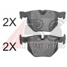 37631 OE ABS Комплект тормозных колодок, дисковый тормоз