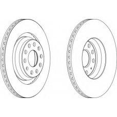 DDF1503 FERODO Тормозной диск