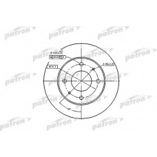 PBD1443 PATRON Тормозной диск