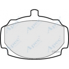 PAD10 APEC Комплект тормозных колодок, дисковый тормоз