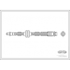 19034666 CORTECO Тормозной шланг