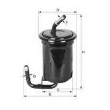 XB165 UNIFLUX FILTERS Топливный фильтр