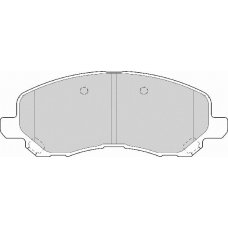 FD7066A NECTO Комплект тормозных колодок, дисковый тормоз