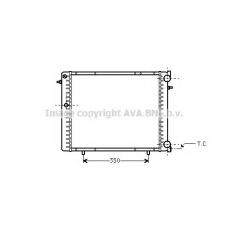 RT2125 Prasco Радиатор, охлаждение двигателя