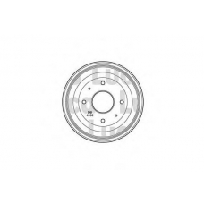 DB4105 TRW Тормозной барабан