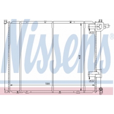 63942A NISSENS Радиатор, охлаждение двигателя