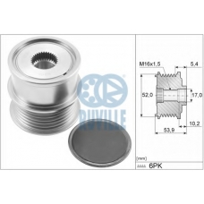 56395 RUVILLE Механизм свободного хода генератора