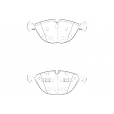 WBP24172A WAGNER LOCKHEED Комплект тормозных колодок, дисковый тормоз