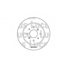 DF1814 TRW Тормозной диск