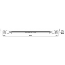 VBH254 MOTAQUIP Тормозной шланг