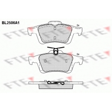 BL2506A1 FTE Комплект тормозных колодок, дисковый тормоз