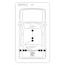 11.5763 COFLE Трос, стояночная тормозная система