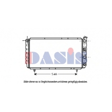 180900N AKS DASIS Радиатор, охлаждение двигателя