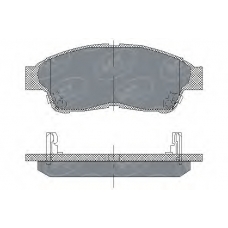 SP 134 PR SCT Комплект тормозных колодок, дисковый тормоз