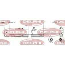 LH4201 DELPHI Тормозной шланг