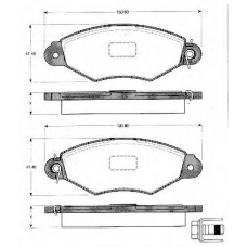 BLF1067 QUINTON HAZELL Комплект тормозных колодок, дисковый тормоз
