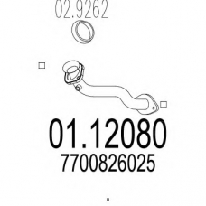 01.12080 MTS Труба выхлопного газа