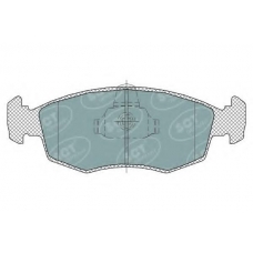 SP 315 SCT Комплект тормозных колодок, дисковый тормоз