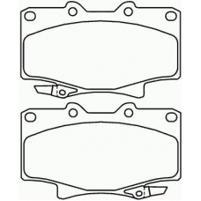 MDB1695 MINTEX Комплект тормозных колодок, дисковый тормоз