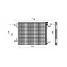 QCN293 QUINTON HAZELL Конденсатор, кондиционер