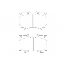 WBP23524A WAGNER LOCKHEED Комплект тормозных колодок, дисковый тормоз