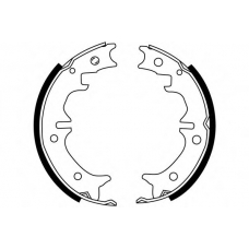S826 SIMER Комплект тормозных колодок
