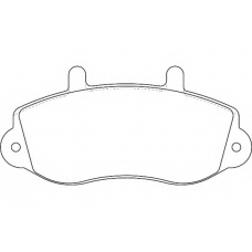 WBP23302A WAGNER LOCKHEED Комплект тормозных колодок, дисковый тормоз