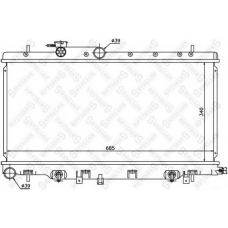 10-25144-SX STELLOX Радиатор, охлаждение двигателя