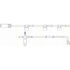 8115 17013 TRISCAN Сигнализатор, износ тормозных колодок