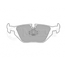 025 216 0717 MEYLE Комплект тормозных колодок, дисковый тормоз