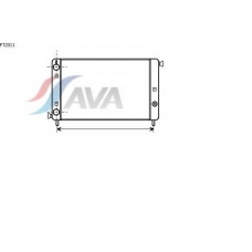FT2011 AVA Радиатор, охлаждение двигателя
